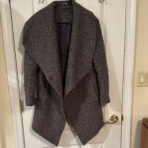 H&M Textured Wool Blend Gray Jacket